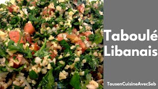 TABOULÉ LIBANAIS Tous en cuisine avec Seb [upl. by Doris]