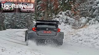 Tests Rallye Monte Carlo WRC 2024 Lefebvre Toyota Yaris Rally2 [upl. by Furr540]