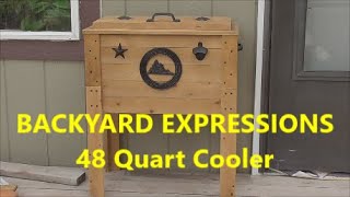 BACKYARD EXPRESSIONS 48 Quart Cooler  NICE [upl. by Rusty954]