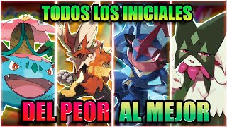 TODOS los INICIALES de POKEMON del PEOR al MEJOR [upl. by Sherwood999]