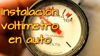 Como Instalar voltimetro en vehiculo [upl. by Bish923]