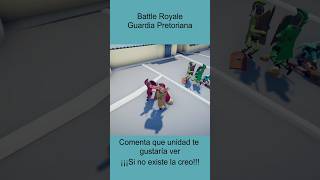 Battle Royale Guardia Pretoriana  Totally Accurate Battle Simulator gaming tabs funny roblox [upl. by Tenej]