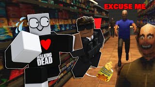 DONT GET CAUGHT STEALING  Stock Up  Roblox Horror [upl. by Eveleen658]