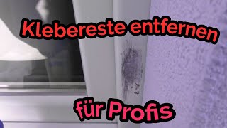 Klebereste entfernen für Profis  Remove adhesive residue [upl. by Gnart684]