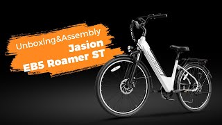 Jasion EB5 Roamer ST Electric Bike Unbox amp Assembly [upl. by Anilak546]