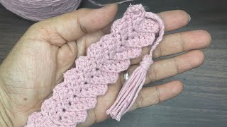 Beautiful crochet pattern for beginners  crochet book marks [upl. by Witcher]