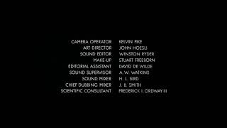 2001 A Space Odyssey End Credits [upl. by Gabbert888]