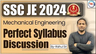 SSC JE 2024 Syllabus  SSC JE Syllabus for Mechanical Engineering  SSC JE Mechanical  by Rahul Sir [upl. by Lord]