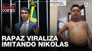 Nikolas Ferreira é zoado por dizer que Brasil vai parar se Bolsonaro for preso [upl. by Leshia]