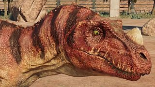 Ceratosaurus vs Carnotaurus Baryonyx Majungasaurus amp Metriacanthosaurus  JWE 2 4K 60FPS [upl. by Harmonie]