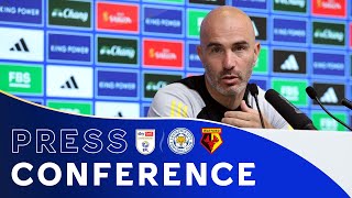 PreWatford 🎙️  Enzo Marescas Press Conference [upl. by Anelis139]