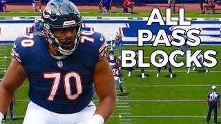 Braxton Jones Preseason Week 2 All Pass Blocks [upl. by Scever]