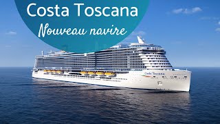 Présentation du nouveau Costa Toscana  Costa Croisières [upl. by Nolak]