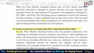 Kya Hai PM Internship Shceme 2024 How to join PM Internship Scheme 2024 [upl. by Annasus]