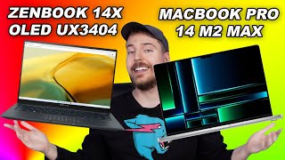 MacBook Pro 14 M2 Max vs Zenbook 14X OLED UX3404 2023 [upl. by Lauraine87]