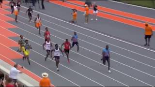 Coleman Gatlin Baker and Rodgers at Tenneesee Relays attempt to break 4x100m Record [upl. by Ahsinrac]