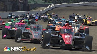 IndyCar iRacing Challenge Twin Ring Motegi Oval FULL RACE  Motorsports on NBC [upl. by Cayser]