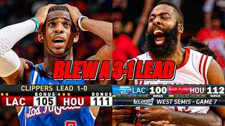 The BIGGEST CHOKE JOB in NBA PLAYOFFS HISTORY  When Clippers Blew a 31 Lead [upl. by Burman]