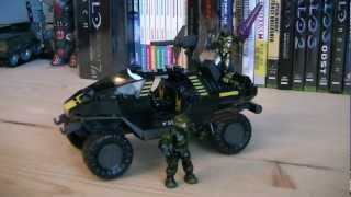 Halo Mega Bloks 99660 Halo CE UNSC Warthog Review [upl. by Tarton]