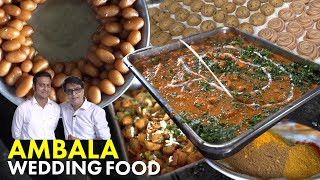 Ambala Haryana Wedding Food  Ambala Ki Shadi Ka Khana  Food in Haryanvi Shadi  Wedding Food Veg [upl. by Akers]