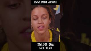 Gabbie Marshalls Eyes Are Piercing viral shorts iowahawkeyes [upl. by Nesta]