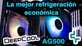 ¡El mejor disipador económico DeepCool AG500 BK ARGB [upl. by Pass]