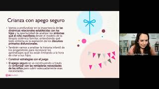 Fragmento del curso crianza con apego seguro Psic Norma Vázquez [upl. by Toshiko17]