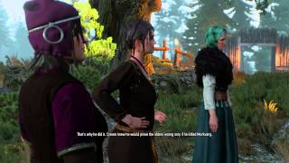 The Witcher 3  Missing Persons Freya Priestesses amp Josta Wild Hunt Morkvarg Craven Dialogue [upl. by Kenny]