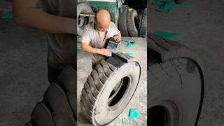 Repairing punctures in a runflat tire process [upl. by Philipps991]