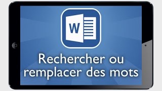 Tutoriel Word iPad  Rechercher ou remplacer un ou plusieurs mots [upl. by Attenhoj]