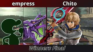 Castle Siege 74  Winners Final  empress Mr Game amp Watch Ridley vs Chito Shulk [upl. by Nivej]