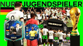 🇩🇪 DEUTSCHE JUGENDSPIELER SPRINT TO GLORY 🏆 WM Karrieremodus [upl. by Hannej]