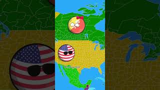 What if Bhutan and canada switch places shorts like countryballs subscribe funny geography [upl. by Queri]