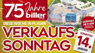 Verkaufsoffener Sonntag am 14 Januar 2024 bei biller in Plauen [upl. by Waverley]