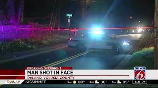 Man shot in face in DeLand [upl. by Eyoj]