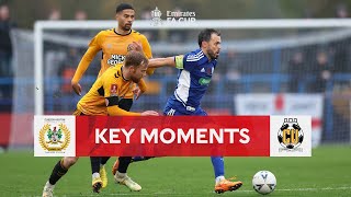 Curzon Ashton v Cambridge United  Key Moments  First Round  Emirates FA Cup 202223 [upl. by Yhtir695]