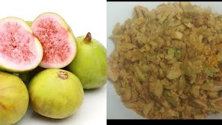 Fig fruit Anjeer palyaMangalore recipes [upl. by Miguelita811]