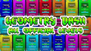 Geometry Dash All Levels 121 100 Complete ALL COINS 211 100 Subs Special [upl. by Eilyk]