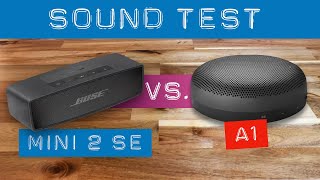 Bose SoundLink Mini 2 SE vs Bang Olufsen Beosound A1 2nd generation [upl. by Joanna]