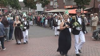 Stadtschützenfest Emsdetten 2019  Schützengesellschaft Berge bei der Ringpolonaise [upl. by Jacky]