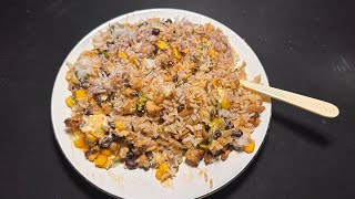 Qdoba Bowl ASMR  Eating Qdoba with fake rain sounds [upl. by Shull188]