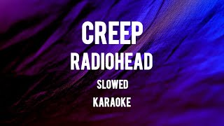 Radiohead  Creep  Karaoke  Slowed [upl. by Saideman]