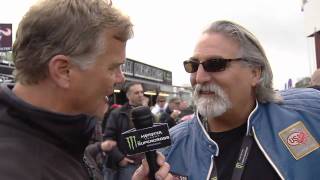 Supercross  Oakland 2011  Brad Lackey Interview [upl. by Aynekal]