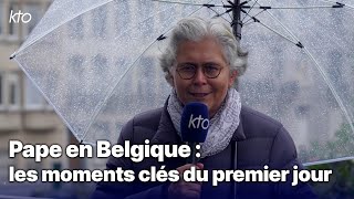 Pape en Belgique  les moments clés du premier jour [upl. by Swenson342]