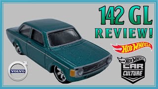 Hot Wheels Volvo 142 GL Review AutoStrasse 2022 [upl. by Dwinnell925]