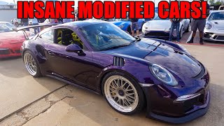 Heavily MODIFIED Cars Show Off at INSANE CAR MEET Modified GT3s SEND IT FOR THE BOYS [upl. by Berkin87]