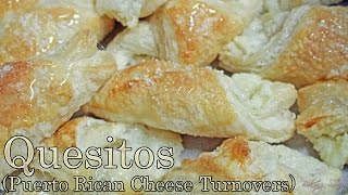 Quesitos  Puerto Rican Cheese Turnovers Pastry at its Finest [upl. by Rolland]