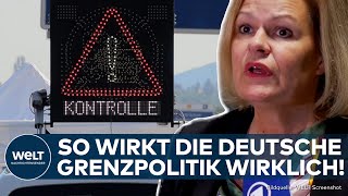 STATIONÄRE GRENZKONTROLLEN Deutschland meldet Rückgang unerlaubter Einreisen  weniger Asylanträge [upl. by Eecyak475]