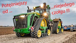 Gigant pod Lesznem Polska premiera najpotężniejszego seryjnego ciągnika John Deere 9RX 830 [upl. by Gabrielson]