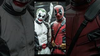 DEADPOOL CONSPLAYS JOKER 🤡 AI deadpool marvel [upl. by Hussey299]